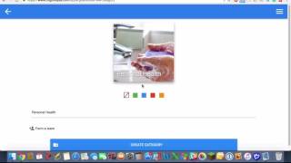 Creating Categories and Goals