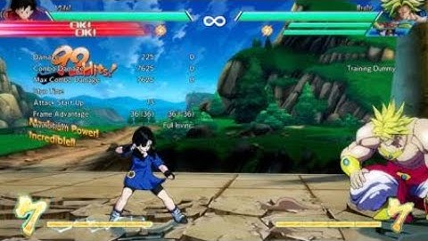 DBFZ Videl Tech