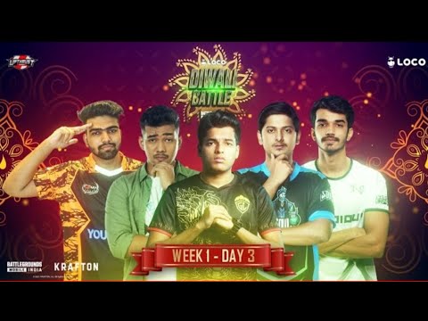 [Hindi] Loco : Diwali Battle Week 1 Day 3 (Qual) | Upthrust Esports | Ayush Singh