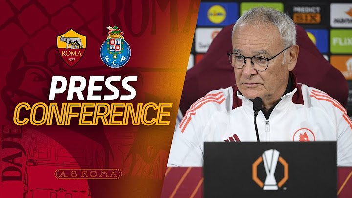 🟨 LIVE 🟥 LA CONFERENZA STAMPA DI CLAUDIO RANIERI E GIANLUCA MANCINI ALLA VIGILIA DI ROMA-PORTO