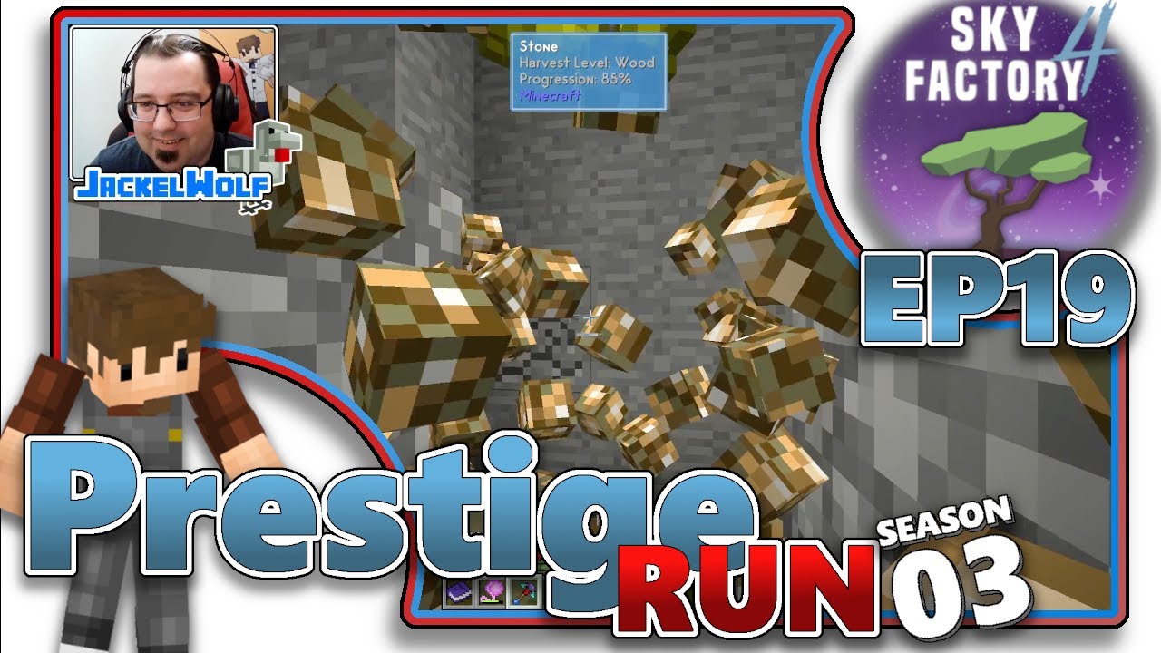 SKY FACTORY 4 - PRESTIGE RUN SEASON 3!!! EP19 [CAVE DIMENSION WORLD]
