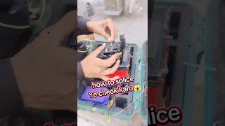 Fiber Splicing + Funny Reality 😂 | Election Nahi Larna Bhai #splicing #funny #fyp #internet #wifi