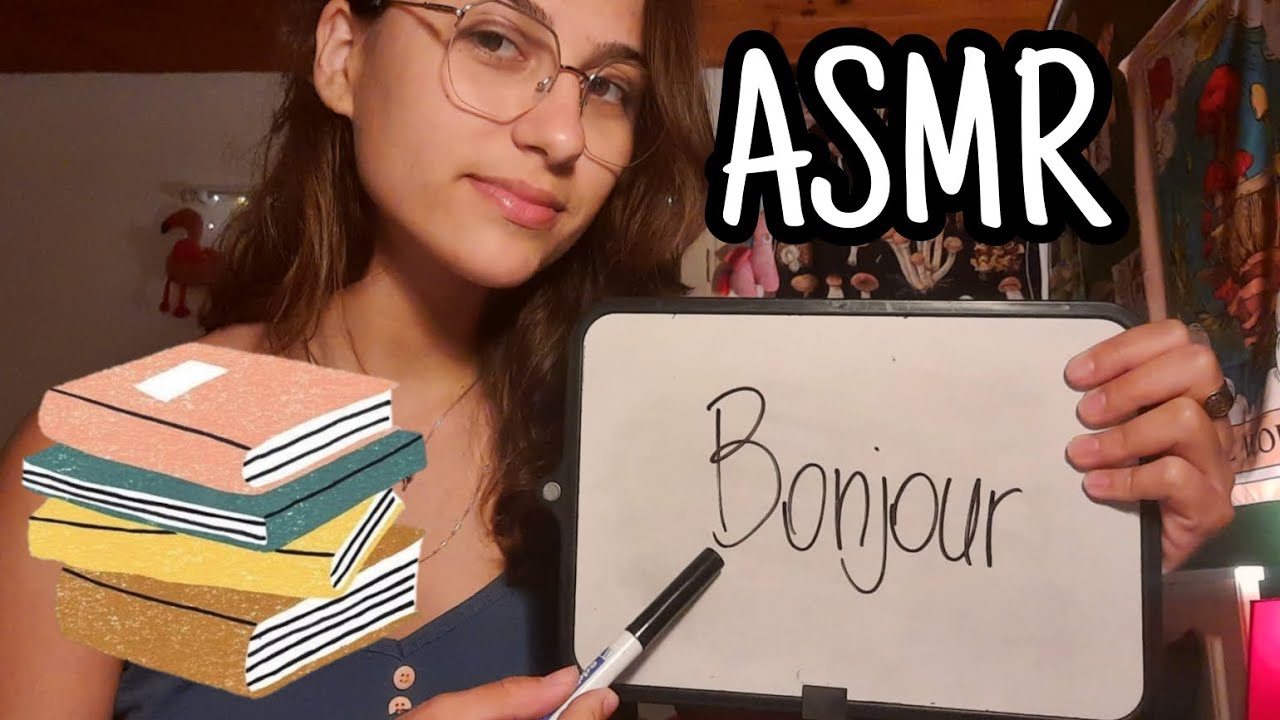 ASMR TE ENSINANDO FRANCES ❤️