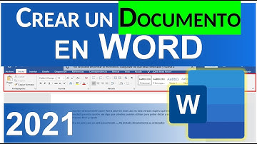 CREAR DOCUMENTO NUEVO WORD