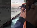 Port Gangway Collapses Into Sea As Indonesia Earthquake Triggers Panic