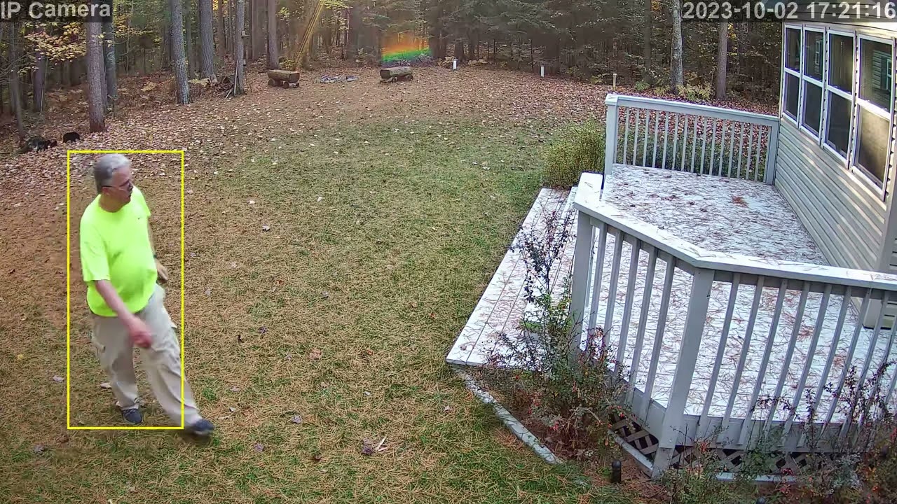 20231002 171542 Rainbow over bench looking for pot of gold