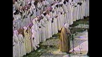 تلاوة من تراويح الحرم المكي من سورتي يس والصافات الشيخ علي جابر 22-9-1407هـ