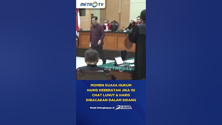 Momen Kuasa Hukum Haris Berdebat Dengan Jaksa & Hakim #shorts