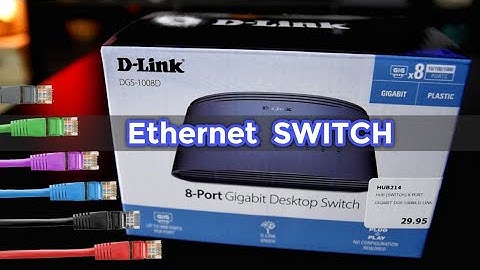 D-Link Ethernet Switch (How to expand your Ethernet Ports)