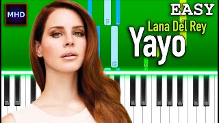Lana Del Rey - Yayo - Piano Tutorial [EASY] screenshot 2