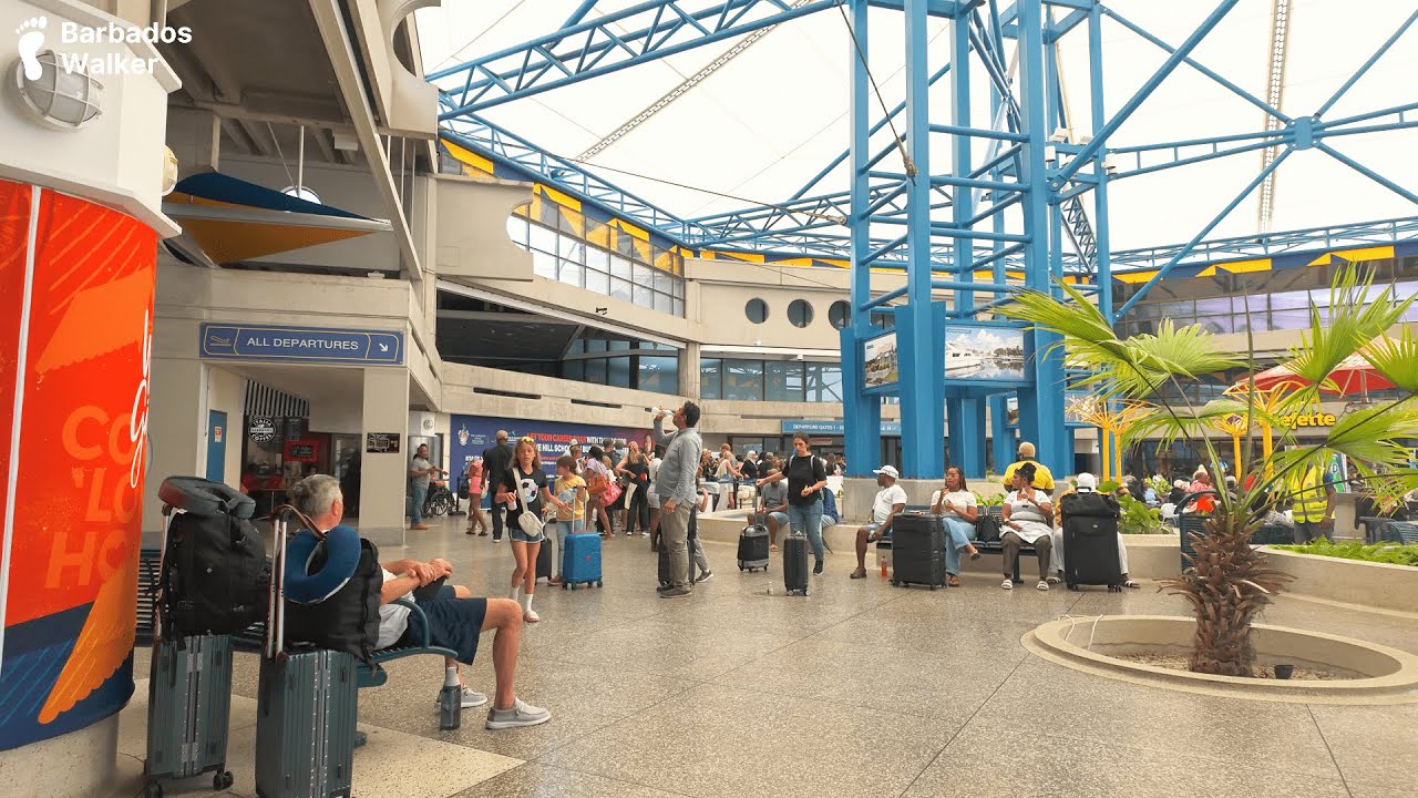 Barbados Grantley Adams International Airport Walking Tour