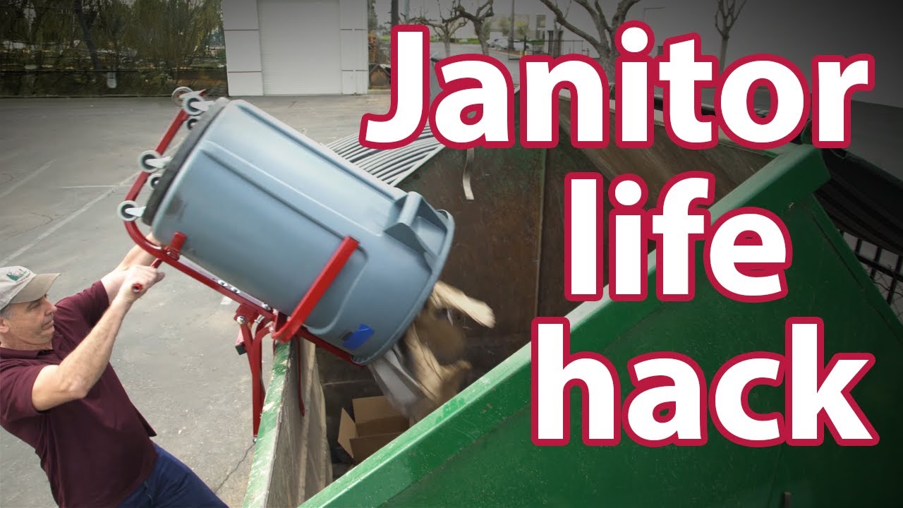 Garbage Can Lift - A lifeline for custodians
