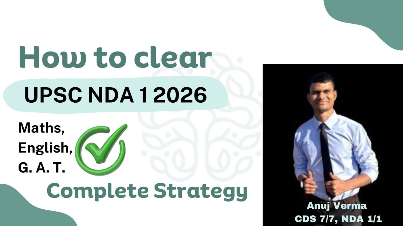 How to clear NDA 1 2026? | Complete Strategy | Sources | Schedule ...