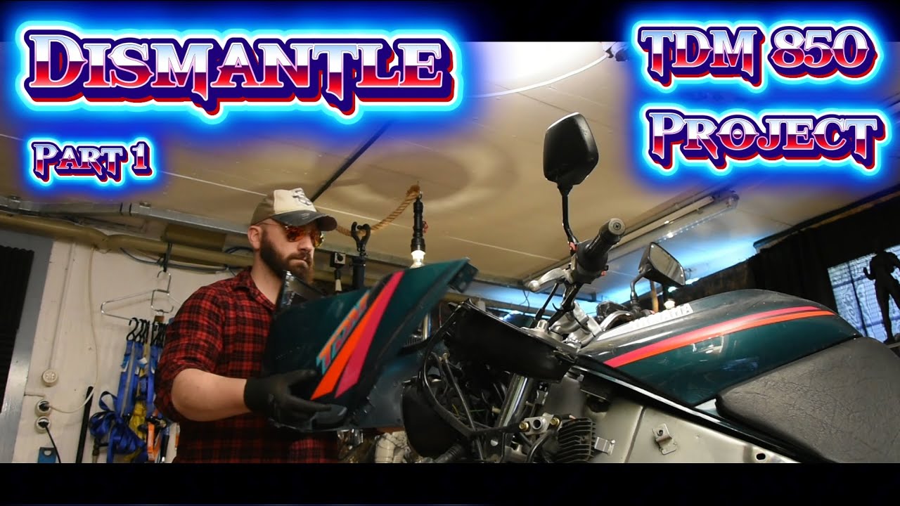 The Yamaha TDM 850 Project Part 1 - The dismantle