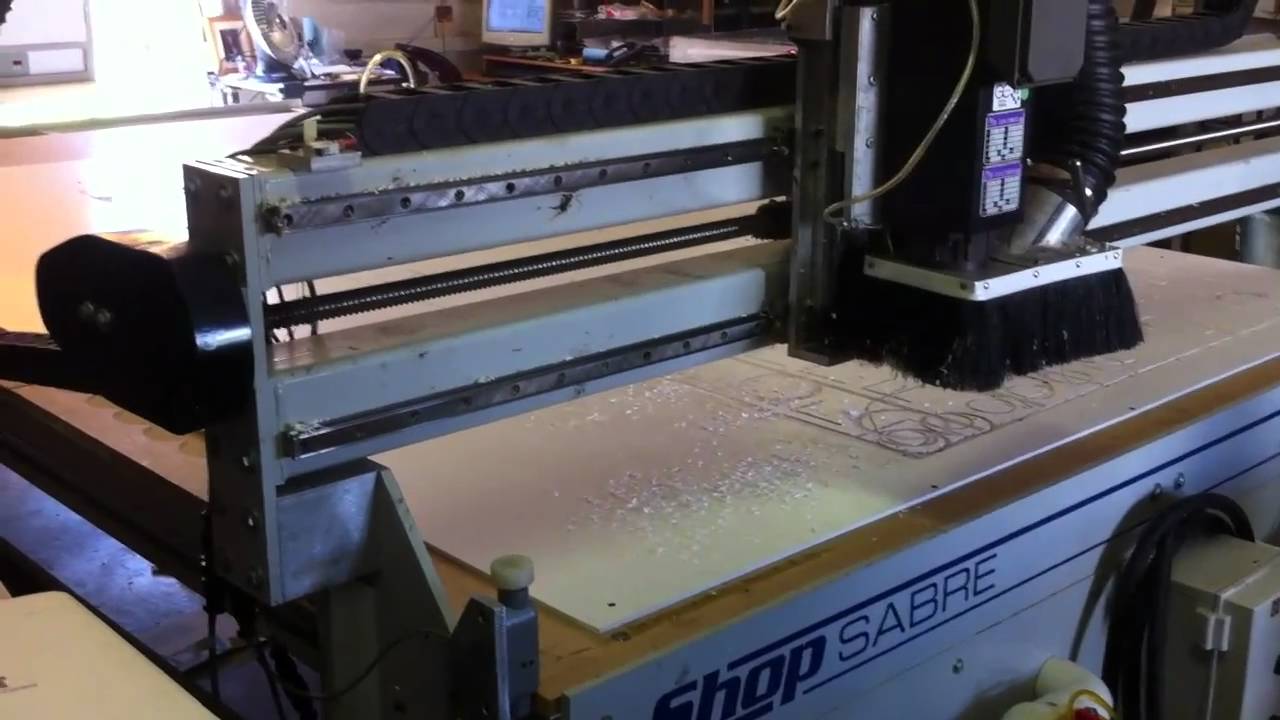 Shop Sabre 7214 CNC Router - YouTube