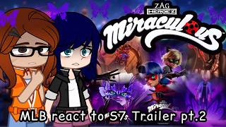 MLB React To Season 7 Trailer // Part 2 // 2X SPEED! // Gacha Club // Gacha React