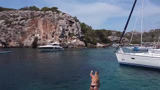 MENORCA-CALES COVES EN PADDLE SURF (DRONE DJI)