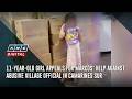 11-year-old girl appeals for Marcos’ help against abusive village official in Camarines Sur | ANC