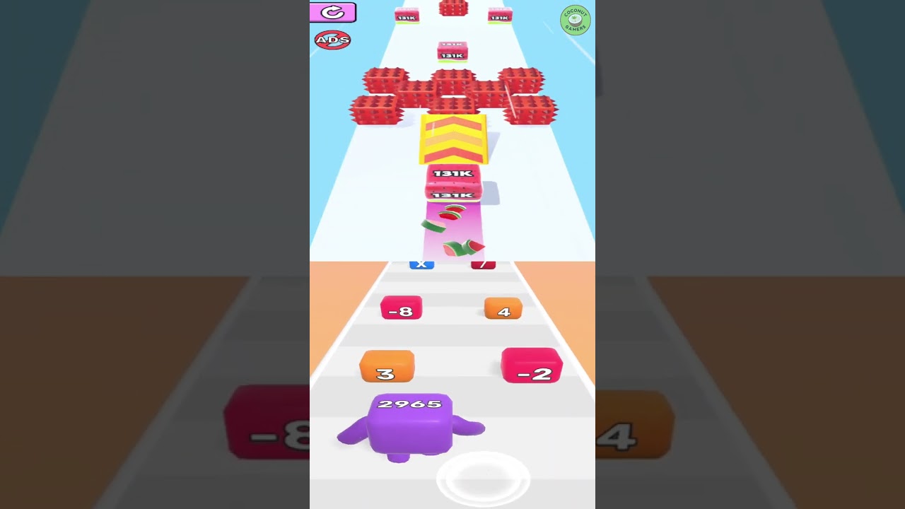 Jelly Run 2048 & Level up numbers #gameplay 😍😍😍