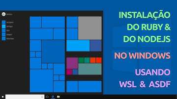 Instalação do Ruby e Nodejs no Windows, usando WSL e ASDF