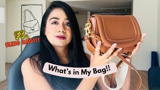 What's In My Bag | What's In My Sling Bag | EveryDay HandBag Essentials ft. @zara  Crossbody Bag