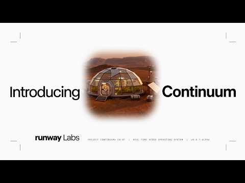 Introducing Continuum: A Real-Time Video Operating System | Runway Labs