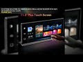 K2 프로 차량용 DVR 4K 카메라 무선 카플레이, 안드로이드 자동 Ai 스크린 대시 캠, 듀얼 렌즈 비디오 녹음기, GPS 네비게이션 대시 보드, 11.3 인치