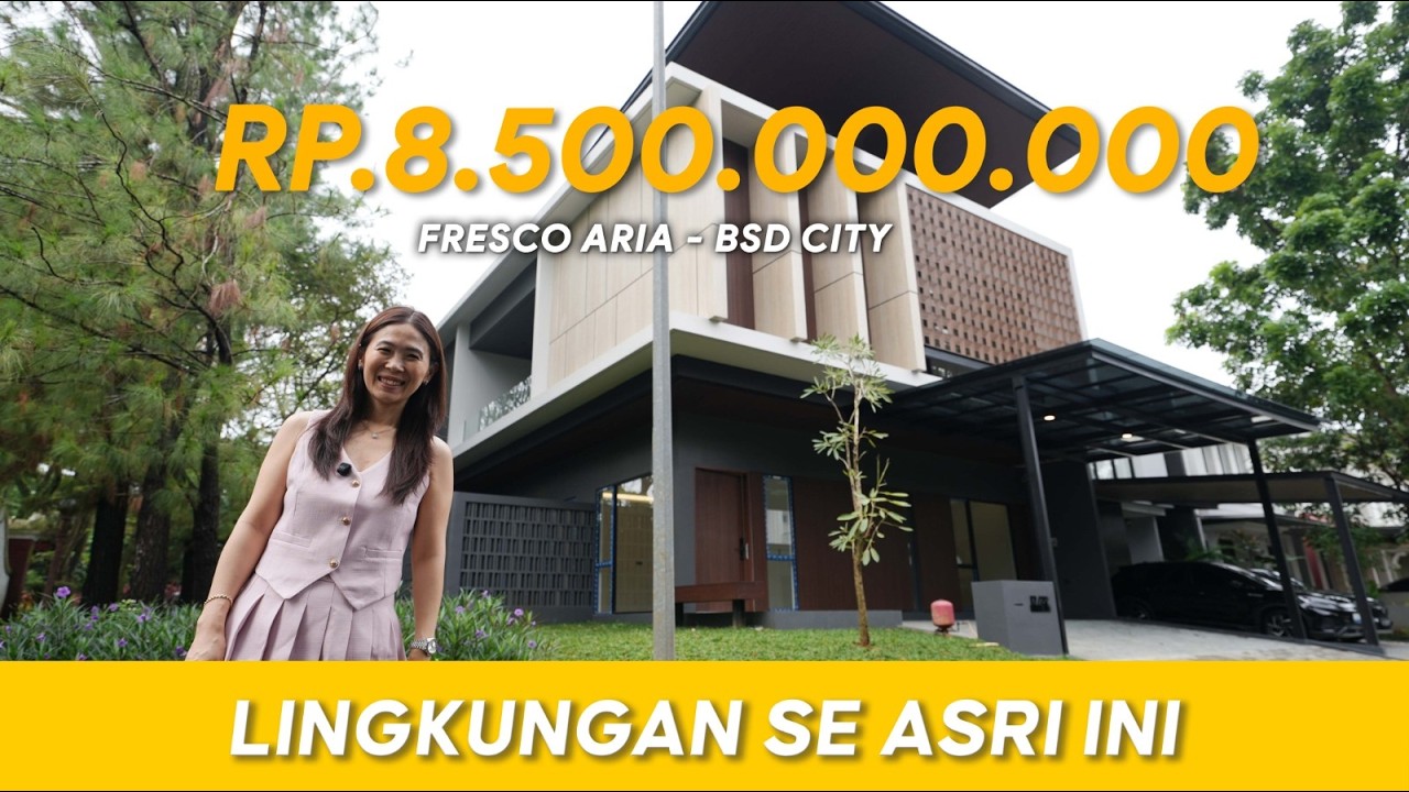 Rumah modern tropical Di Foresta BSD. Brand new dengan High Ceiling. Harga 8.5M nego