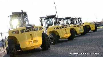 tito.com // Hyster reach stackers & heavy forklifts (random shots)