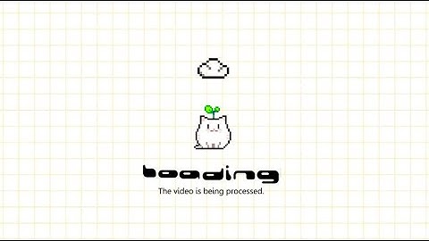 cute aesthetic intro template (white cat and a cloud) | FREE FOR USE