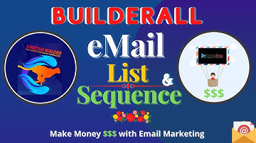 How To Create Email List, Email Sequence And Connect To Builderall Cheetah Builder Landing Page