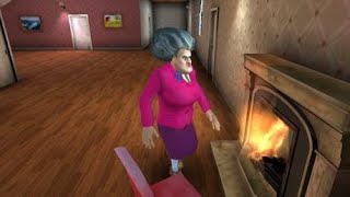 SCARY TEACHER 3D Flame Game // Korkunç Öğretmen Şömine ü Resimi