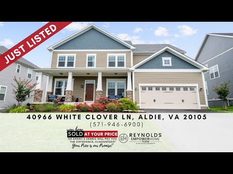 40966 White Clover Lane, Aldie, VA home video tour