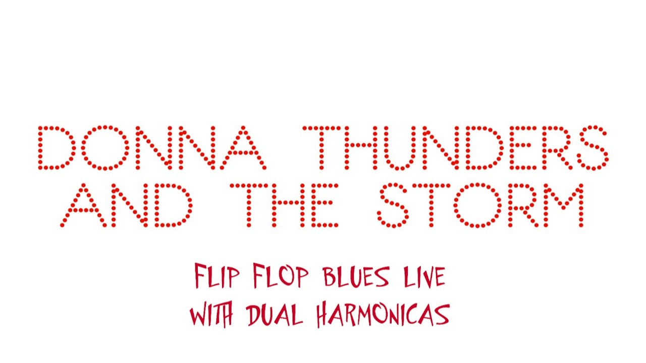 Donna Thunders & The Storm - Flip Flop Blues - LIVE with dual harmonicas - Summerfest 2014
