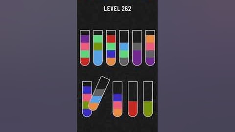 Water Sort Puzzle Level 262 Walkthrough Solution Android/iOS 💦
