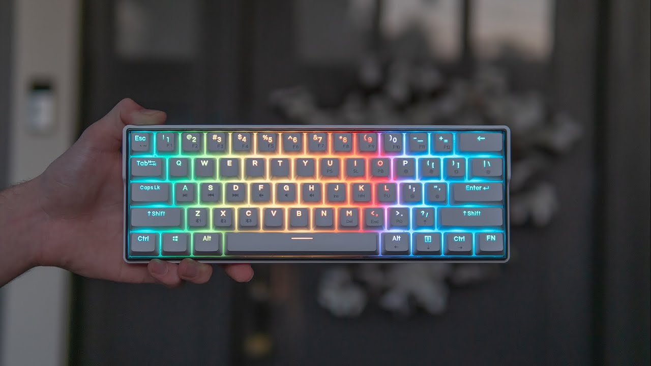 Insane Minimal RGB Mechanical Keyboard Under $100! - YouTube