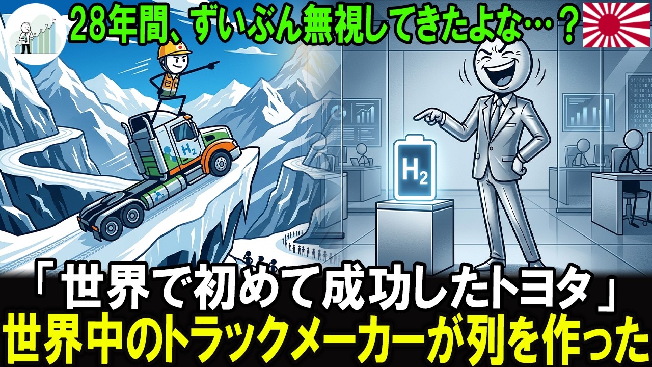 「日本一国を阻止するために手を組んだ」世界3大トラックメーカーがトヨタ自動車の水素トラックを恐れた理由