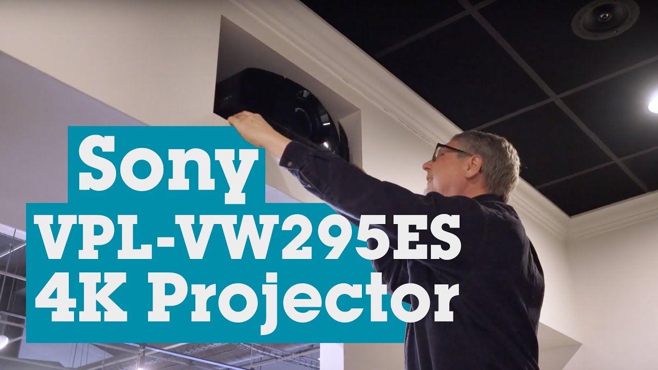 Sony VPLVW295ES 4K home theater projector with HDR Crutchfield video