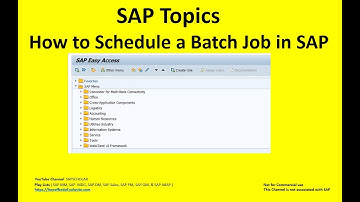 2) How to schedule a Batch Job in SAP - 2 #sap #s4hana #highsalaryjobs #highsalary #highestpaidjobs