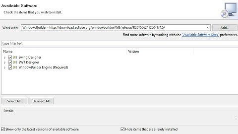 Eclipse IDE - How to Install Swings/AWT/SWT - Intact Abode