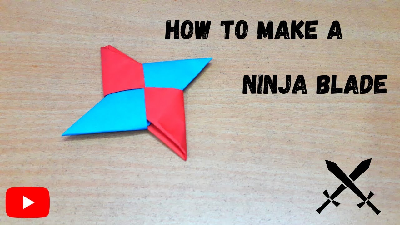 How to make a Ninja Blade Easy craft Gautham's DIY YouTube