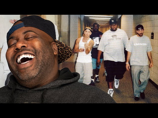 Eminem IS A HILARIOUS | Sticky Fingaz - What If I Was White FT EMINEM | REACTION class=