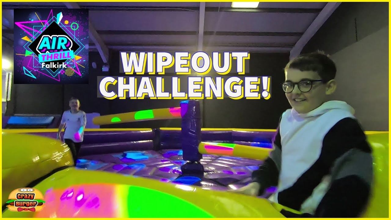 Air Thrill Falkirk Wipeout Sweeper Challenge! - YouTube