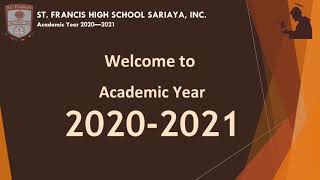 SFHS ORIENTATION 2020 2021