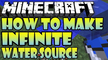 Minecraft PS4/PS3/Xbox 360/Xbox One: ✔ How To Make Infinite Water | Easy Tutorial ★