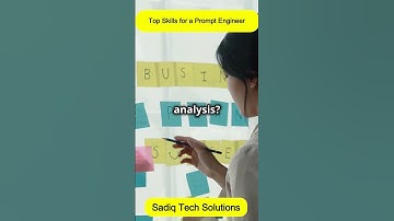 Top Skills for a Prompt Engineer in 60 Seconds #ai #promptengineering #tech #shorts #techtips #trend