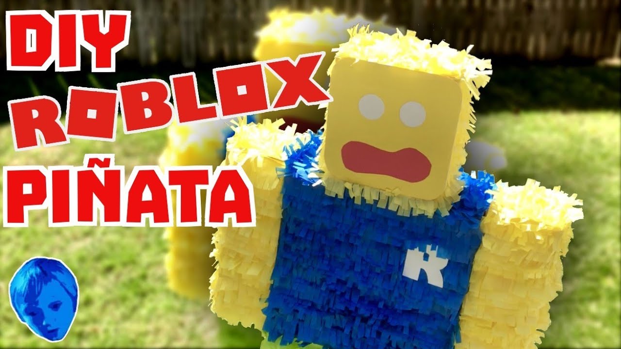 Roblox Noob Pinata Diy For My Roblox Birthday Party Youtube - roblox party decorations party city