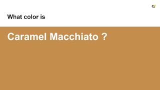 Caramel Macchiato color #c58d4b hex color - Yellow color - Cool color c58d4b