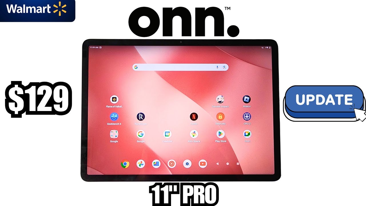 The Truth About Walmart's ONN 11 Inch Tablet. (Update, Battery Life, & PS2 Gaming)