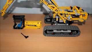 lego 42006 excavator stop motion